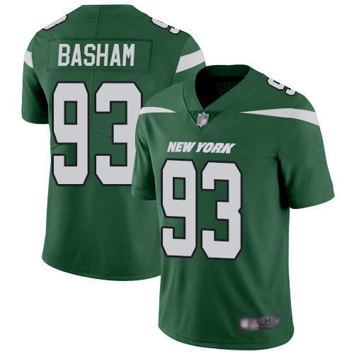 New York Jets Limited Green Men Tarell Basham Home Jersey NFL Football #93 Vapor Untouchable